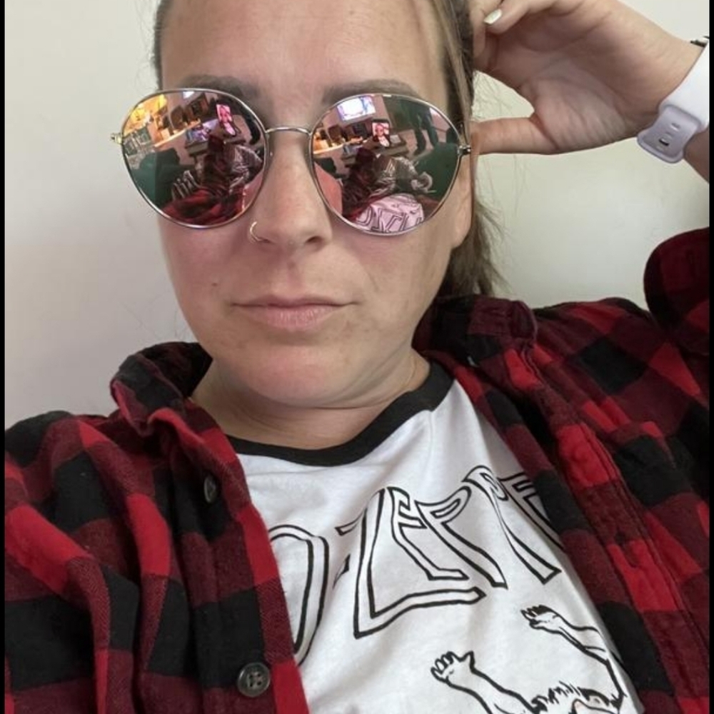 🆕️🕶😎 PINK ROUND AVIATOR WITH REFLECTIVE LENS😎🕶 - Picture 4 of 7